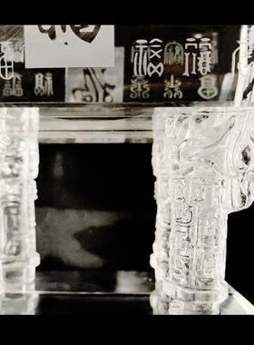 祥云阁人造白水晶鼎摆件大号客厅小办公室桌开业