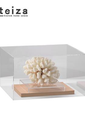 Oteiza现代酒柜展示柜客厅书房轻奢样板间会所招财仿珊瑚树脂摆件