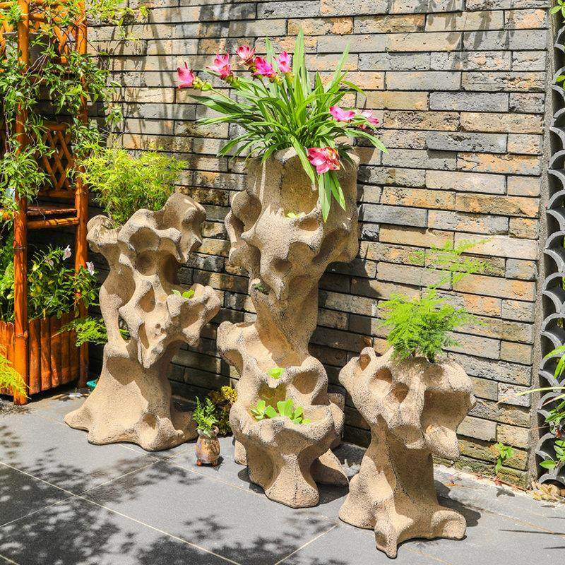 庭院太湖石摆件仿真石头户外花园造景布置园林景观装饰假山观赏石,淘宝优惠券,粉丝福利购,淘宝优惠卷