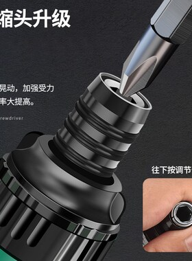 保联T型棘轮螺丝刀十字一字双头多功能两用强磁工具起子家用梅花