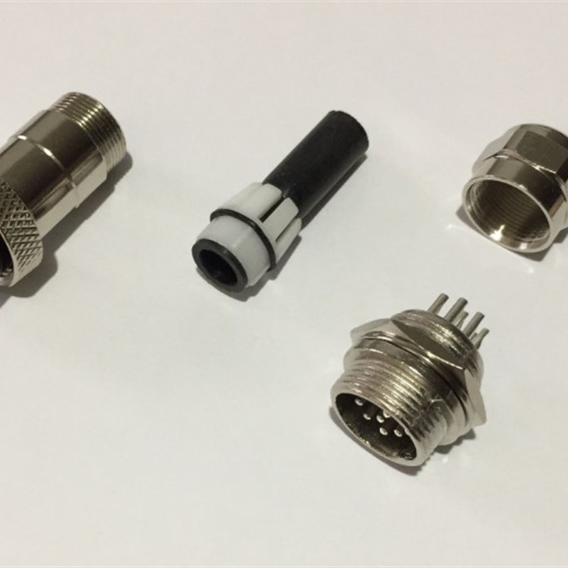 防水航空插头GX16-2芯3芯4芯5芯6芯7芯8芯9芯10芯连接器M16航插件 - 图1