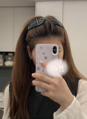 发箍梳子形状太阳眼镜欧美风压发头箍搞怪夸张太阳眼镜拍照道具送