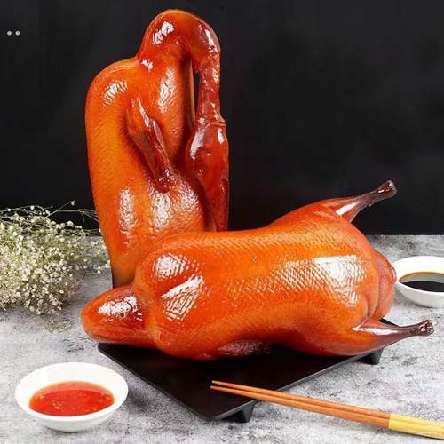 北京烤鸭模型酥不腻烧鹅模型烤鸭模型道具仿真烤鸭模型仿真食物 - 图3