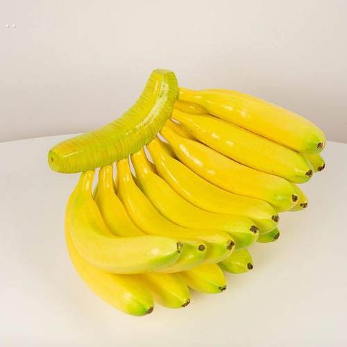 仿真香蕉串假芭蕉模型仿真水果超市橱柜摆设装饰品道具摆件 - 图0