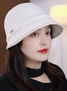 英伦复古秋冬保暖显脸小渔夫帽女