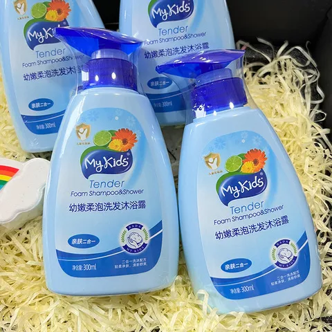 沐浴露洗护洗发洗发水沐浴露宝宝儿童婴儿亲肤二合一温和MyKids,淘宝优惠券,粉丝福利购,淘宝优惠卷