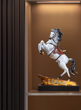 马到成功生肖马摆件黄铜新中式高档装饰品客厅办公室开业礼物礼品