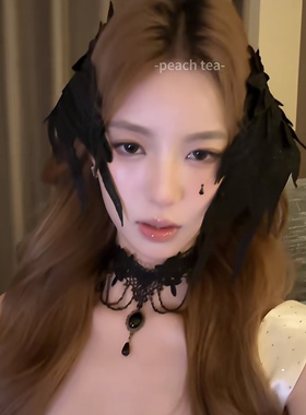 恶魔翅膀发饰天使之翼羽毛夹子