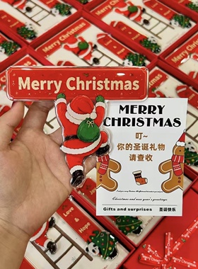圣诞老人冰箱贴磁吸亚克力装饰