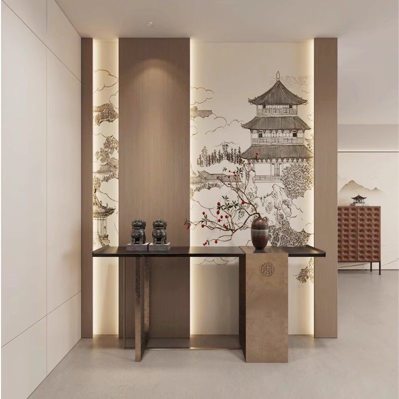 定制宋式美学墙布水墨山水画壁画客厅茶室卧室书房电视背景墙壁纸,淘宝优惠券,粉丝福利购,淘宝优惠卷