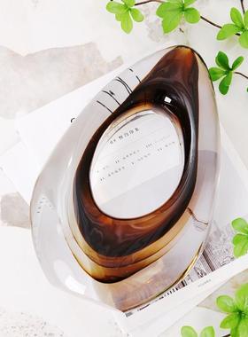 巴黎之心琉璃艺术摆件现代轻奢客厅酒柜玄关装饰品办公室高档摆设