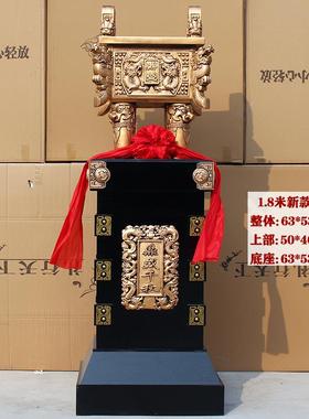 鼎盛千秋鼎摆件龙鼎青铜鼎公司酒店大厅乔迁开业礼品招财落地装饰