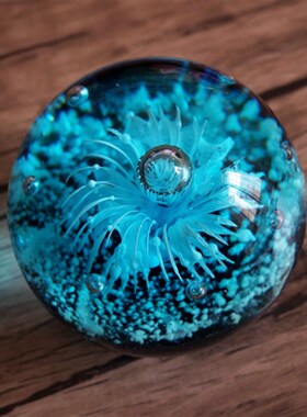 玻璃球手工艺术品创意生日礼物家居装饰品摆设摆件鱼缸夜光镇纸