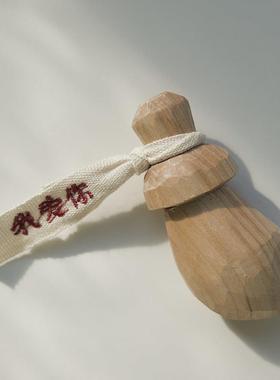 不土/奶凶的桃木剑 挂件手工雕刻生日礼物祝福寓意饰品摆件小肥刀