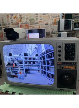 可播放老式黑白电视机复古怀旧影视道具民俗老物件摆件装饰品真机