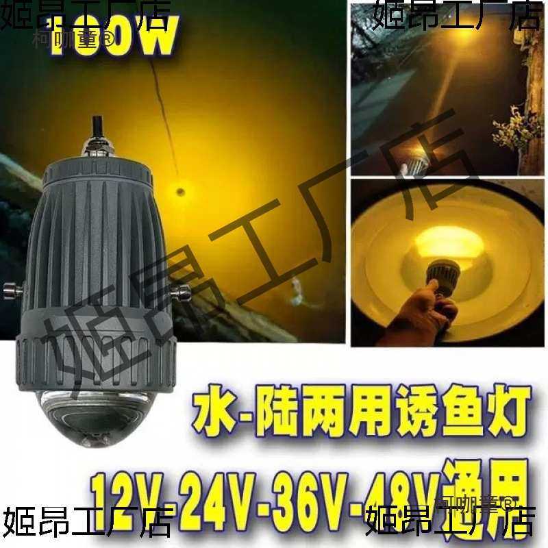 12V黄光引鱼led灯翘嘴钓灯24集鱼桥筏钓水下夜钓J1U聚鱼诱麦太保,淘宝优惠券,粉丝福利购,淘宝优惠卷