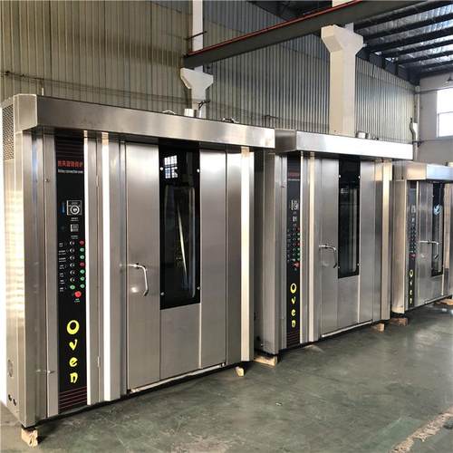 16/32/64盘推车式面包机 电热/柴油/燃气热风旋转烤炉 面包烤炉 - 图0