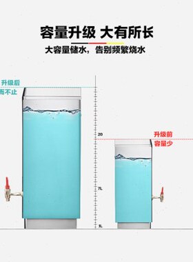 奥莱康不锈钢电热开水器商用60l奶茶店全自动烧水自动断电防干烧