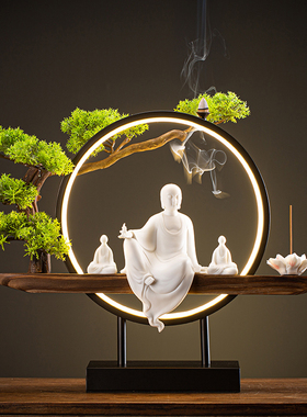 陶瓷释迦摩尼神像家居灯摆件装饰如来佛祖地藏王菩萨像观世音佛像