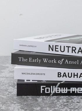 现代时硬尚英板文彷2023-5-2真彩色杂壳黑白内页志书籍样间装饰假