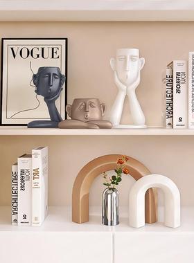 代简约艺术摆件高柜级感抽象BJ456创意客厅家居装饰品酒电视子现