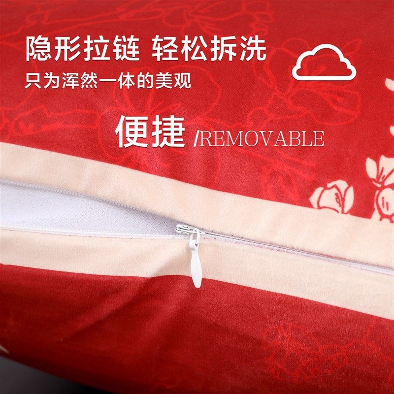 红色长条中式抱枕福字喜庆沙发客厅靠枕新年乔迁装饰靠垫床头枕套,淘宝优惠券,粉丝福利购,淘宝优惠卷