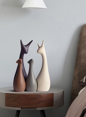 创意摆件北欧鹿工艺装饰品家居客厅电视酒柜玄关轻奢办公室小摆设