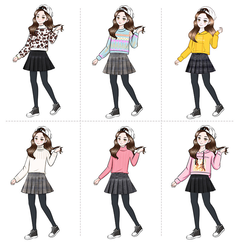 女童秋冬款加厚毛呢短裙儿童中大童学院风女孩呢子格子百褶半身裙,淘宝优惠券,粉丝福利购,淘宝优惠卷