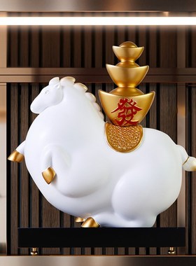 马摆件办公室招财客厅装饰品玄关电视柜酒柜马到成功公司开业礼品