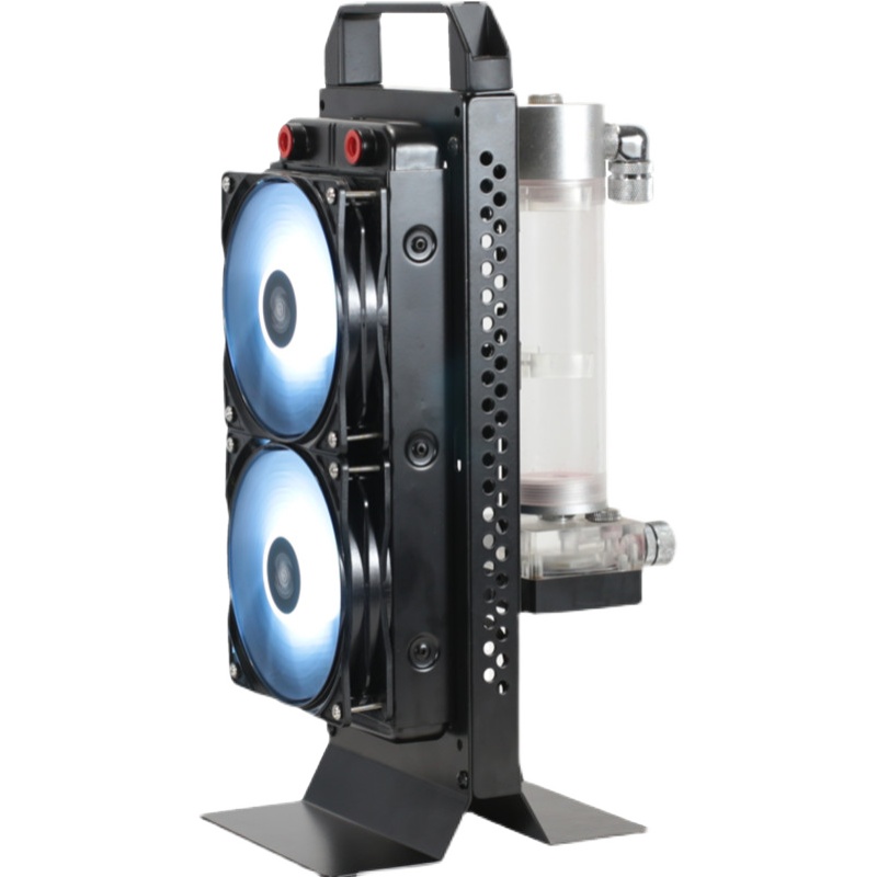 PC computer case notebook modified external 240280360420 water-cooled drainage tank pump bracket supports customization