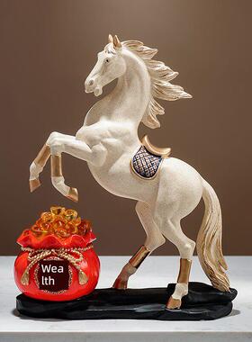 快速致富招财饰品，办公室装饰，高端新中国风客厅，古货架，乔迁