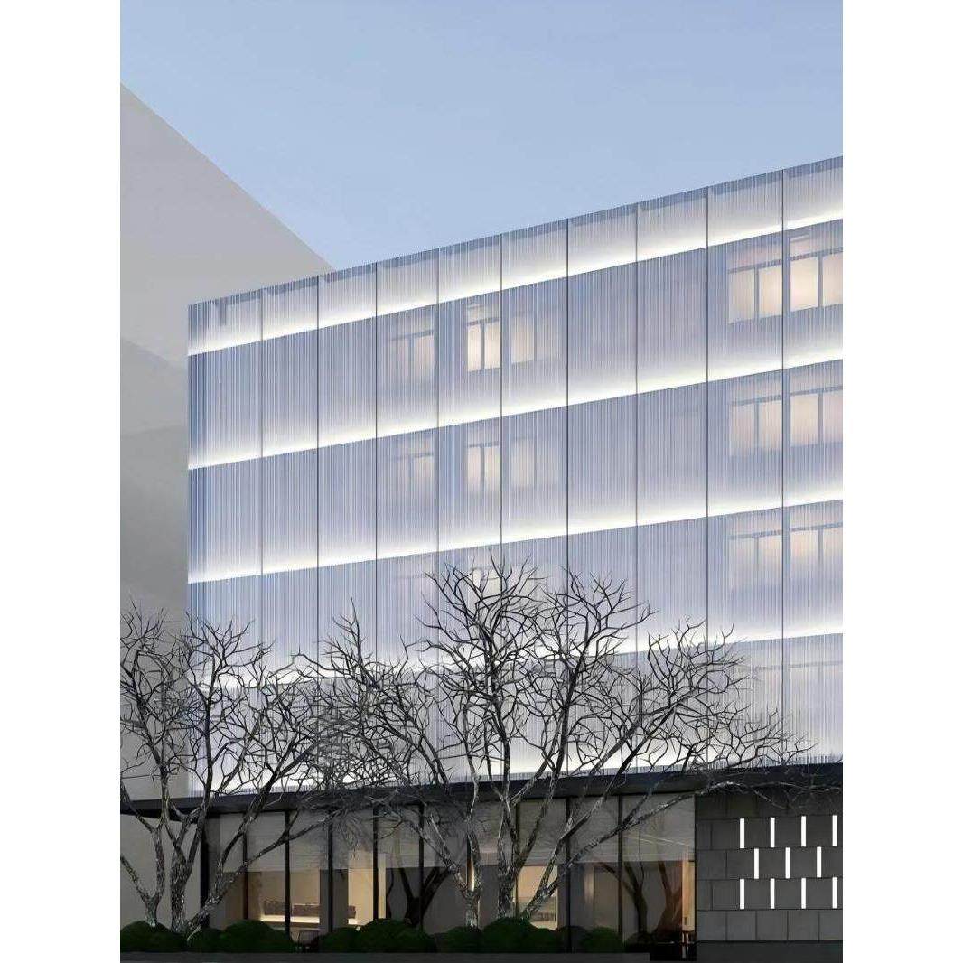 高透光多层PC插接板40mm幕墙隔断门头店招灯箱招牌耐候抗击易安装,淘宝优惠券,粉丝福利购,淘宝优惠卷