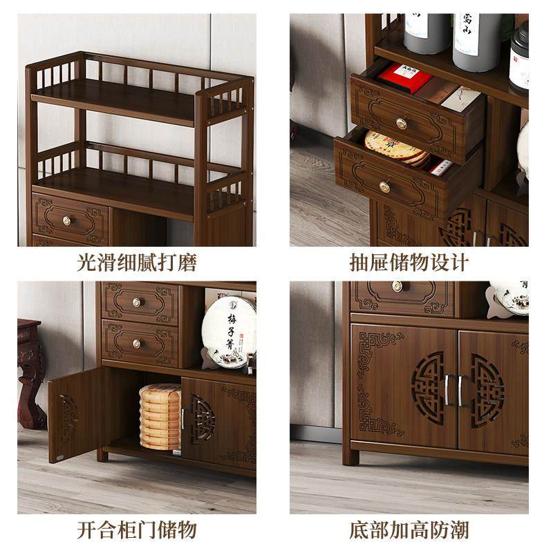 茶柜茶水柜桌边柜茶台侧柜实木办公室茶叶茶具置物架收纳储物柜子,淘宝优惠券,粉丝福利购,淘宝优惠卷