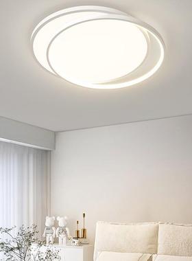 全光谱护眼灯具卧室灯现代简约正方形主卧房间灯吸顶灯圆形阳台灯