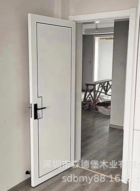 法式奶油风卧室门实木烤漆门供应套装室内门带门框橡木房间门