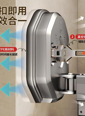 浴室浴帘折叠隐形免打孔卫生间洗澡防水隔断干湿分离淋浴挡水帘子