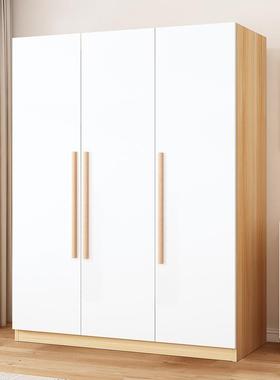 衣柜家用卧室出租房用经济型实木质儿童衣橱工厂直销简易组装柜子