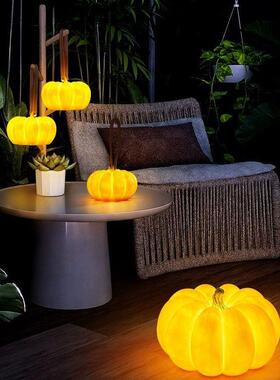 南瓜落地灯景观庭院户外防水小区花园灯太阳能可悬挂手提氛围灯具