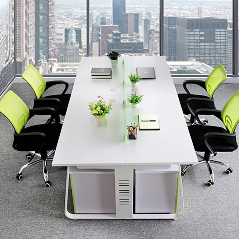 广州办公桌椅组合职员办公桌屏风工作位职员桌办公桌4人位6人位 - 图2