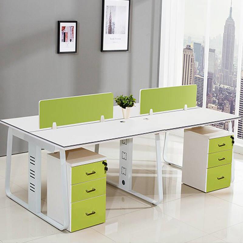 广州办公桌椅组合职员办公桌屏风工作位职员桌办公桌4人位6人位 - 图1