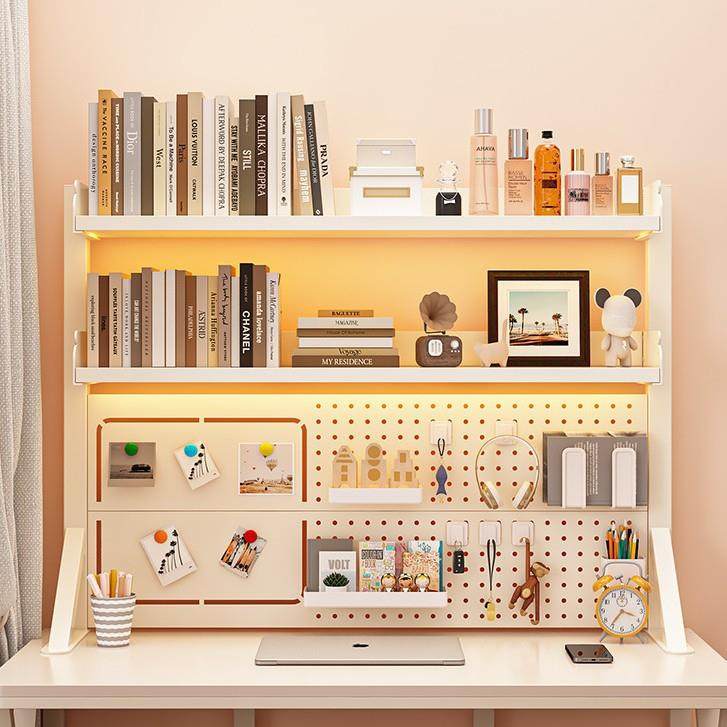 桌面置物架学生学习书桌收纳架子电脑办公桌上多层网红洞洞板,淘宝优惠券,粉丝福利购,淘宝优惠卷