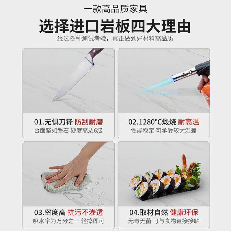 岩板厨房置物架备餐工作长条桌子微波炉烤箱落地多层收纳架切菜桌,淘宝优惠券,粉丝福利购,淘宝优惠卷