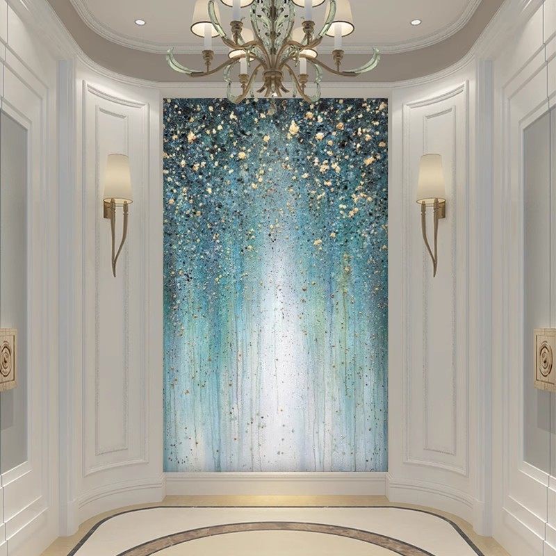 侘寂风客厅装饰画抽象立体感沙发背景墙高端大气走廊玄关墙纸壁画,淘宝优惠券,粉丝福利购,淘宝优惠卷