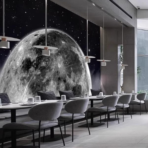 3D立体凹凸月球表面背景墙布酒吧清吧壁纸咖啡烧烤店背景自粘壁布,淘宝优惠券,粉丝福利购,淘宝优惠卷