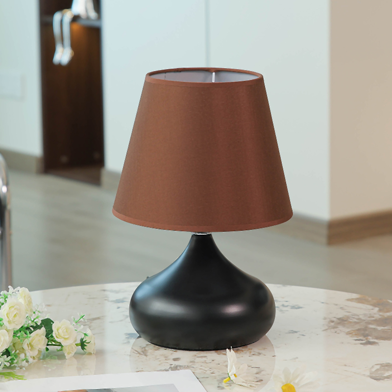 北欧主卧室床头灯 现代创意复古高级轻奢感台灯 温馨浪漫简约触摸 - 图2