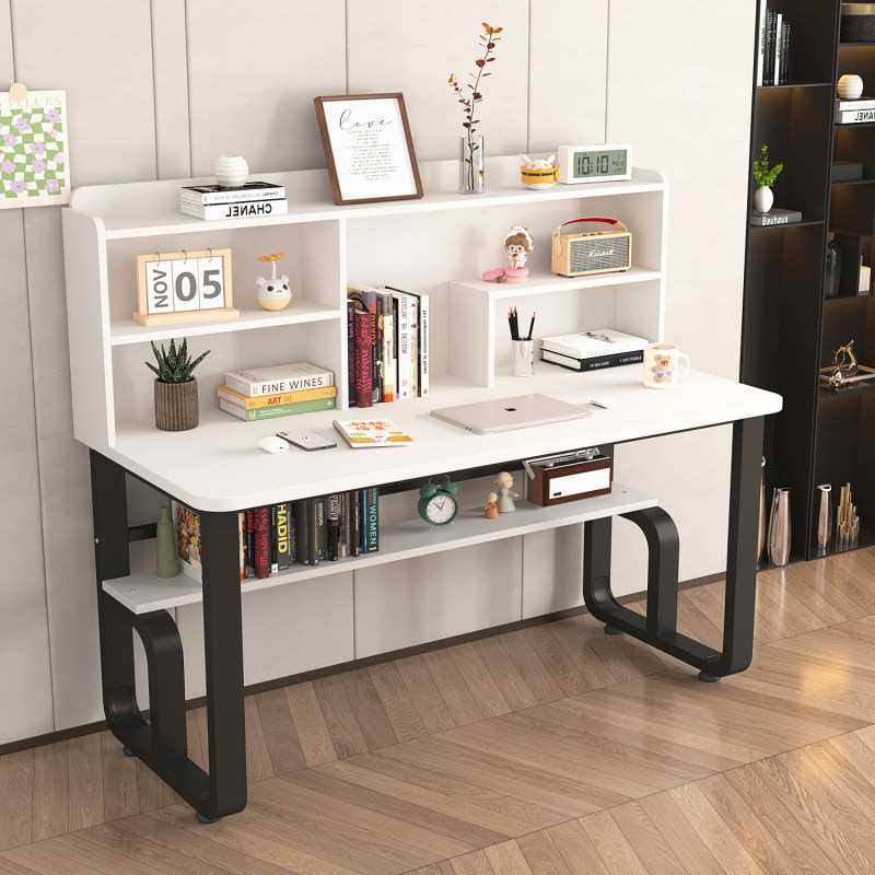 北欧简约书桌书架一体学生学习桌写字桌家用电脑办公台式写字台,淘宝优惠券,粉丝福利购,淘宝优惠卷
