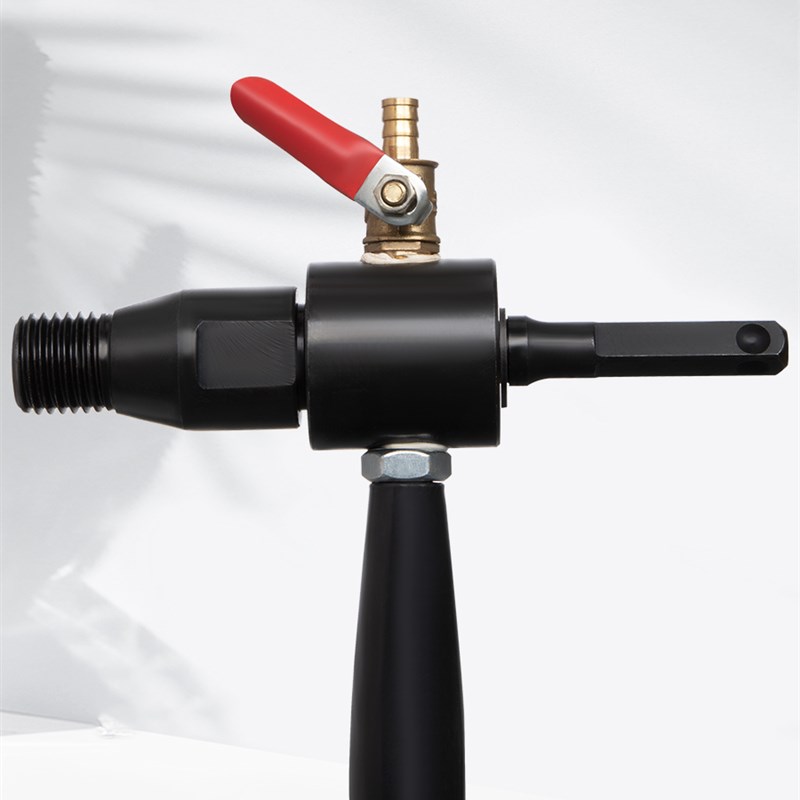 电锤转水钻转换接头冲击钻改水钻头注水器电钻变水钻机加水连接杆 - 图1