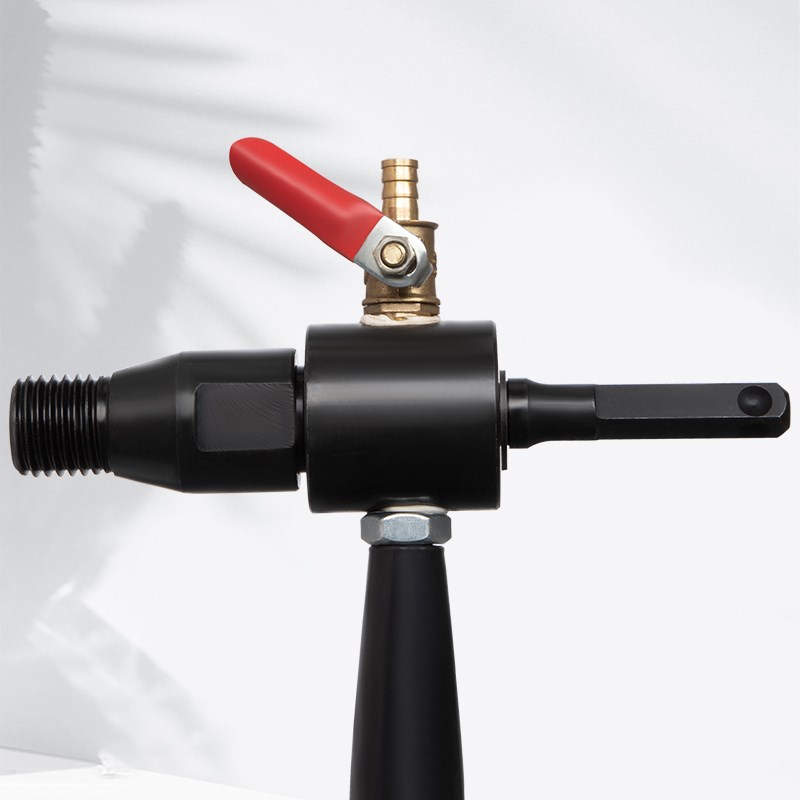 电锤转水钻转换接头冲击钻改水钻头注水器电钻变水钻机加水连接杆 - 图2