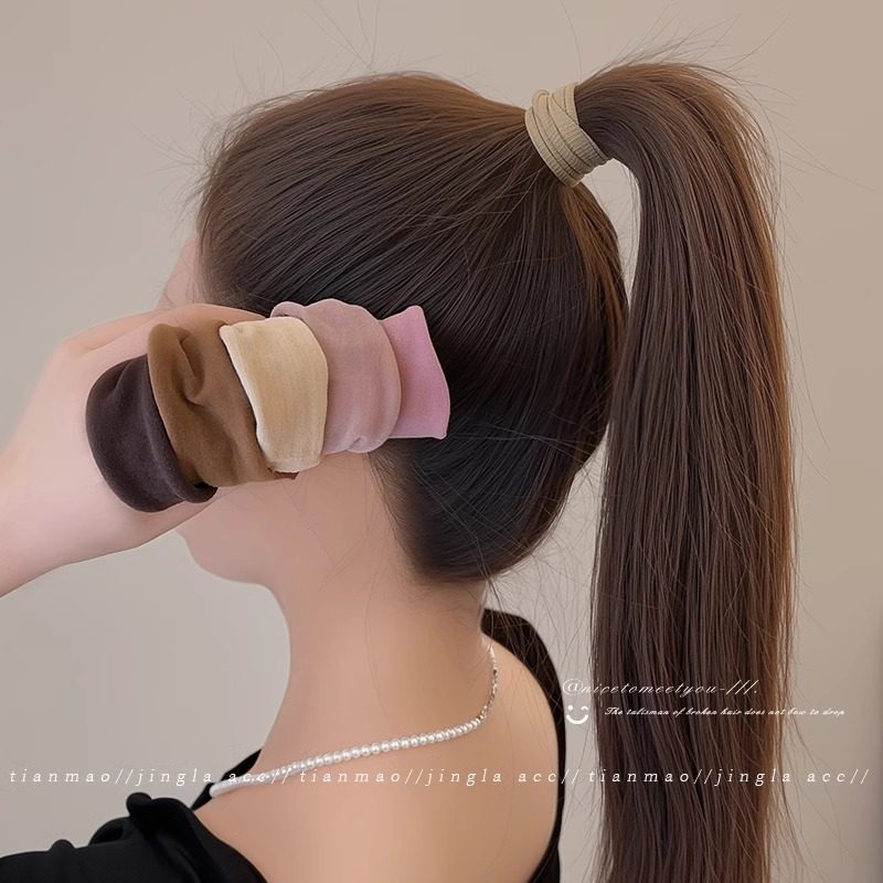 全歆面膜发圈高弹力头绳女2025新款高级感马尾发绳扎头发皮筋头饰,淘宝优惠券,粉丝福利购,淘宝优惠卷