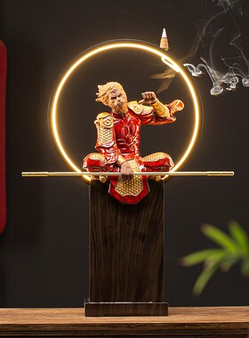 久造斗战胜佛创意客厅玄关装饰品旗得胜孙悟空摆设